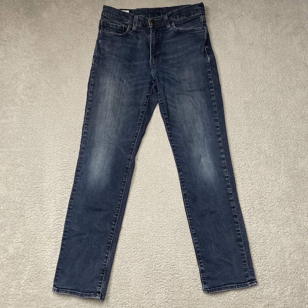 Levi's Premium 541 Jeans Big E Mens 32x32 Dark Wash Blue Athletic Taper Denim